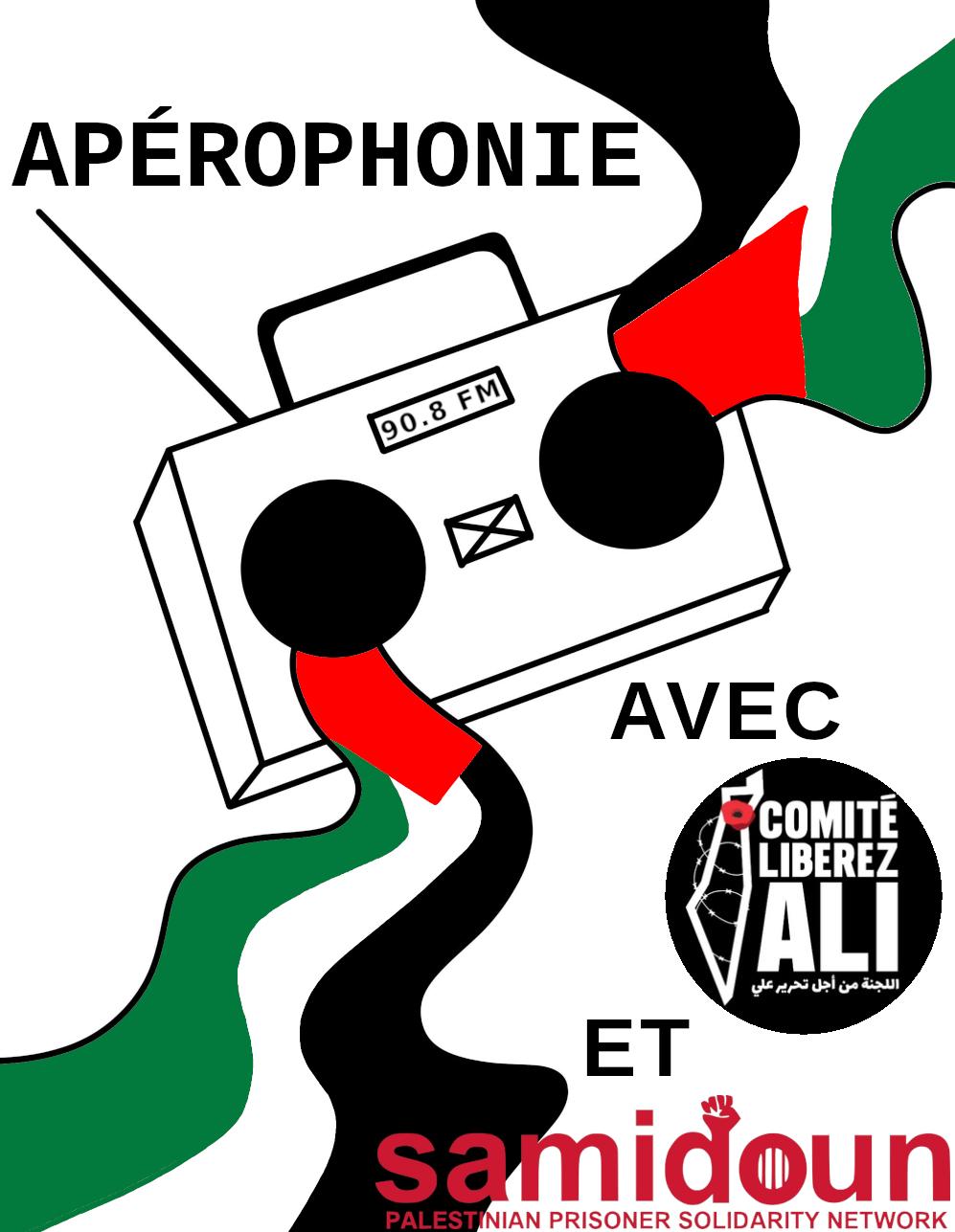 Apérophonie – semaine pour la Palestine – La répression des réfugiés Palestinien·ne·s